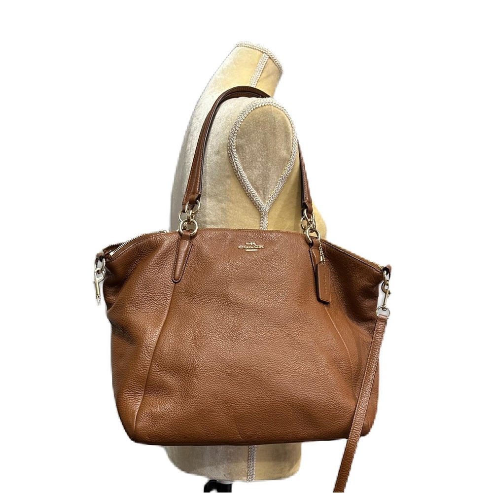 Coach Brown Leather Tote Bag
